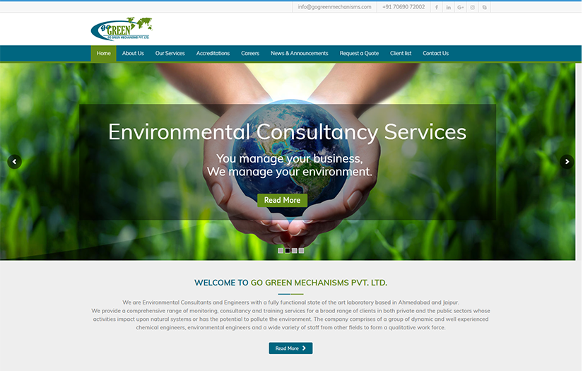 GO GREEN MECHANISMSLive Project screenshot 1